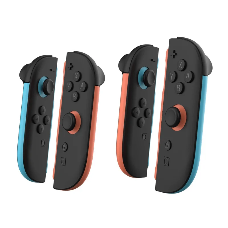 Pour Nintendo Switch 2 Bandes décoratives de manette Joy-Con gauche et droite Accessoires de jeu - Bleu+Rouge