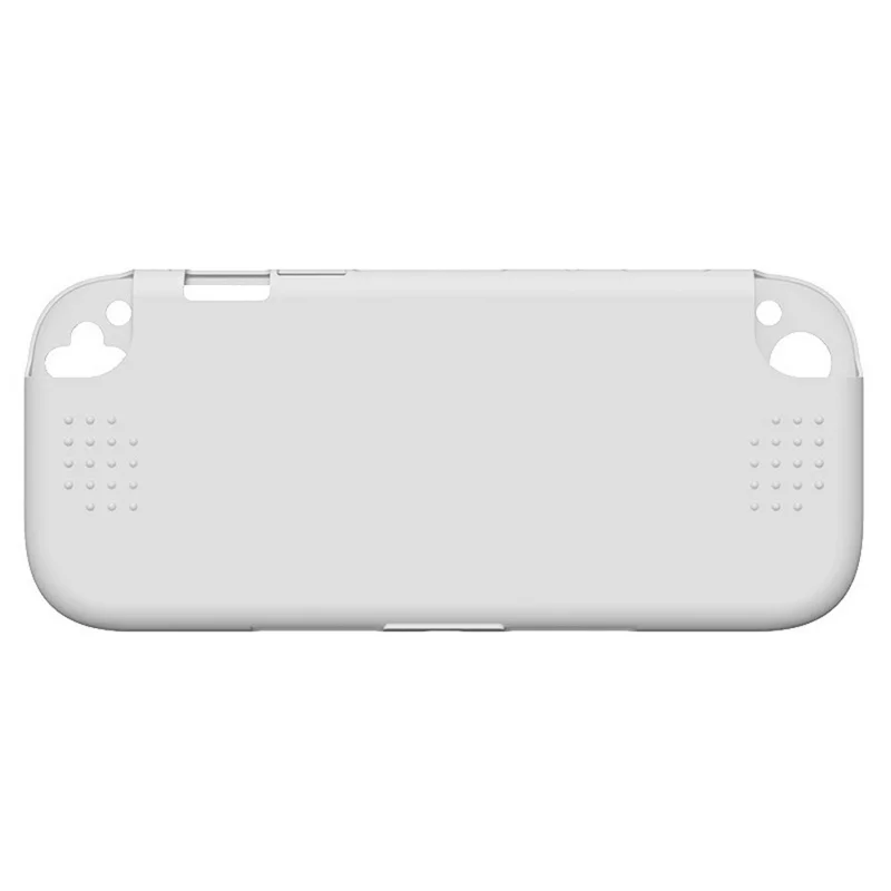 Funda protectora de silicona para Nintendo Switch 2 con tapas de joystick - Blanco, resistente a golpes