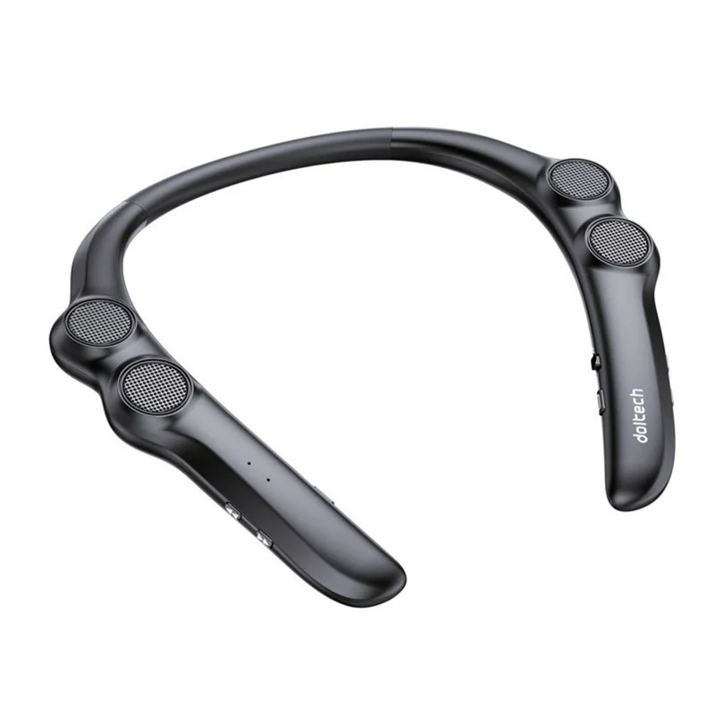 BLUENIN 929S Altoparlante indossabile compatibile Bluetooth Suono stereo surround Impermeabile Audio da esterno con fascia per il collo - Nero