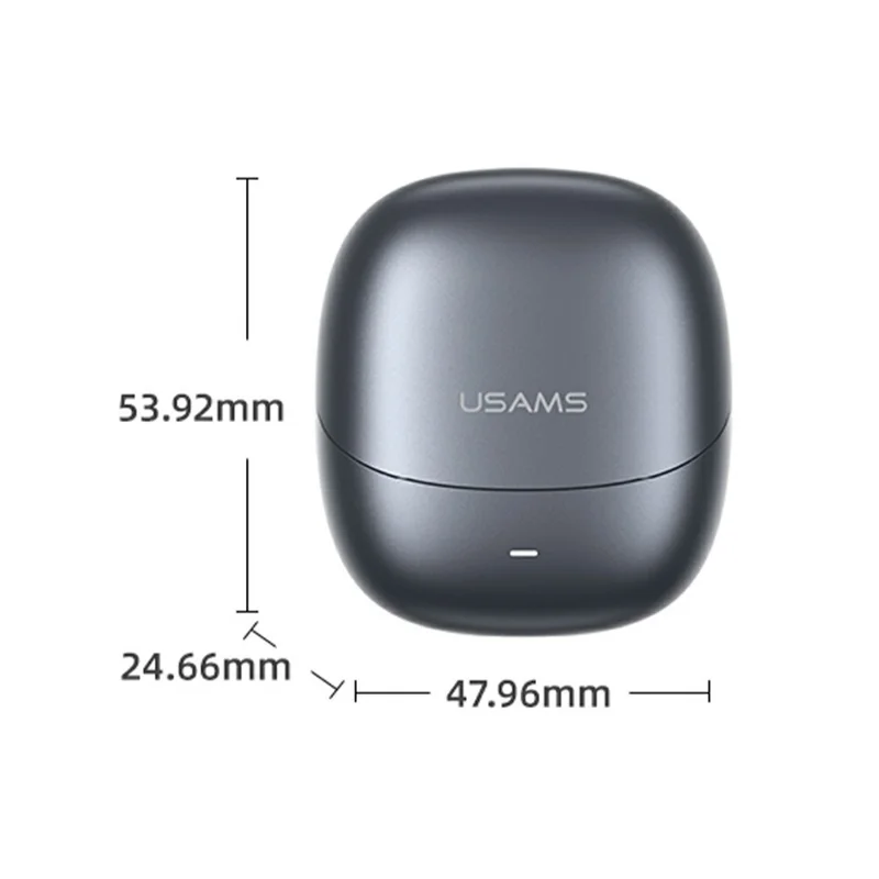 USAMS Echo E03 Semi In Ear Headphones AAC Lossless Audio Bluetooth-compatible TWS Earbuds