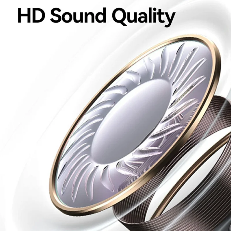 USAMS Echo E03 Semi In Ear Headphones AAC Lossless Audio Bluetooth-compatible TWS Earbuds