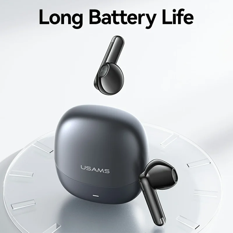 USAMS Echo E03 Semi In Ear Headphones AAC Lossless Audio Bluetooth-compatible TWS Earbuds