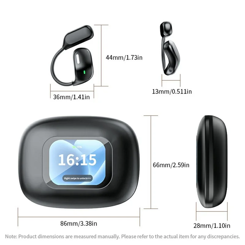 LX80 Cuffie Sportive Wireless con Controllo Touch Bluetooth - Viola