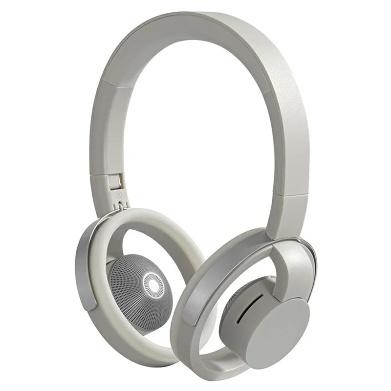 LC6200 Bluetooth-Compatible Foldable Headphone Open-Ear Wireless ENC Noise Cancelling Headset - White