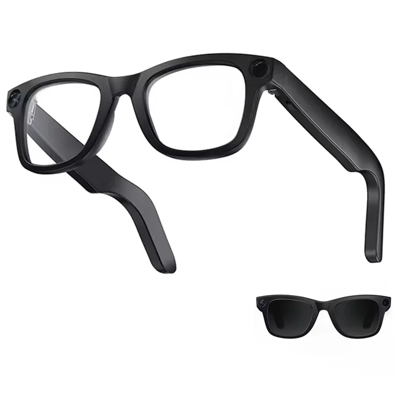 E03 800W Pixel Smart Glasses Photo Video Recording AI Voice Wake ChatGPT Translation Bluetooth-Compatible Glasses