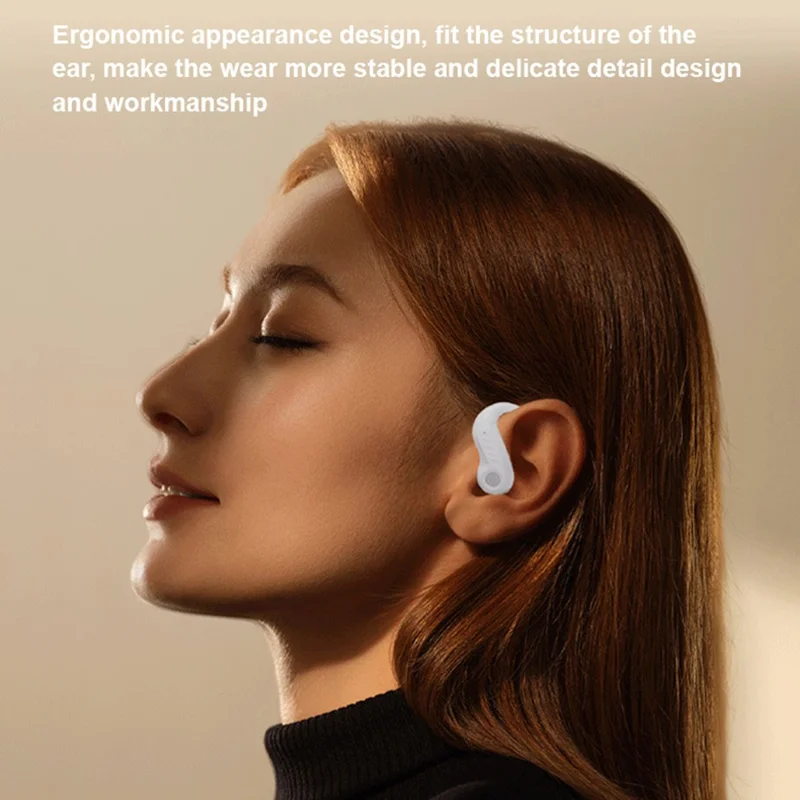 LX90 Auricolari sportivi con aggancio all'orecchio, controllo touch, TWS Bluetooth wireless - Nero