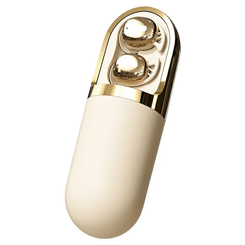 S13 Wireless Earbuds Sleep Aid Headset with Massage Function Vibration Mode Noise Cancelling for Relaxation / Stress Relief - White