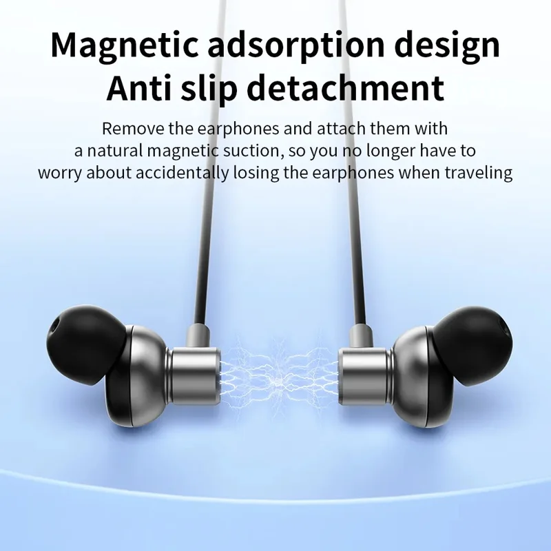 TRANYOO T-M15 Running Sports Bluetooth-Compatible Earphones Neckband Wireless Music Headset Support TF Card