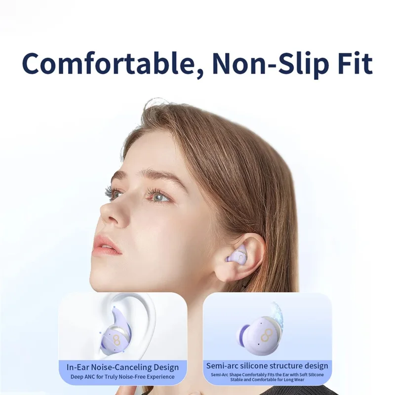 TRANYOO T-M3S TWS Bluetooth-kompatible Ohrhörer mit ANC-Geräuschunterdrückung und ENC 2.0 In-Ear-Kopfhörer