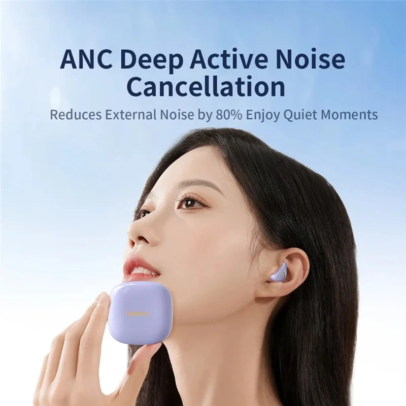 TRANYOO T-M3S TWS Bluetooth-kompatible Ohrhörer mit ANC-Geräuschunterdrückung und ENC 2.0 In-Ear-Kopfhörer