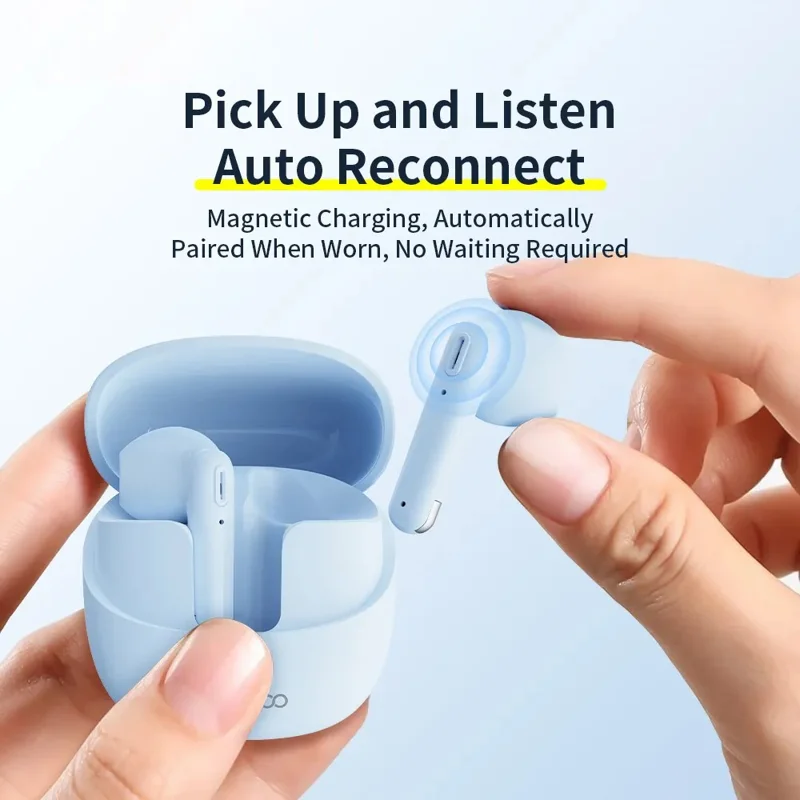 TRANYOO T-M27 TWS Bluetooth-Compatible Headset Wireless Music Gaming Earphones