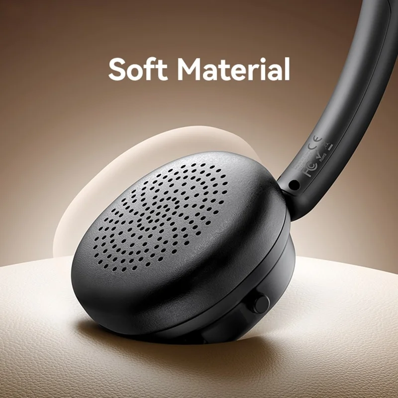 Fones de Ouvido Bluetooth USAMS Free SR01 com Cancelamento de Ruído ANC Over Ear para Música