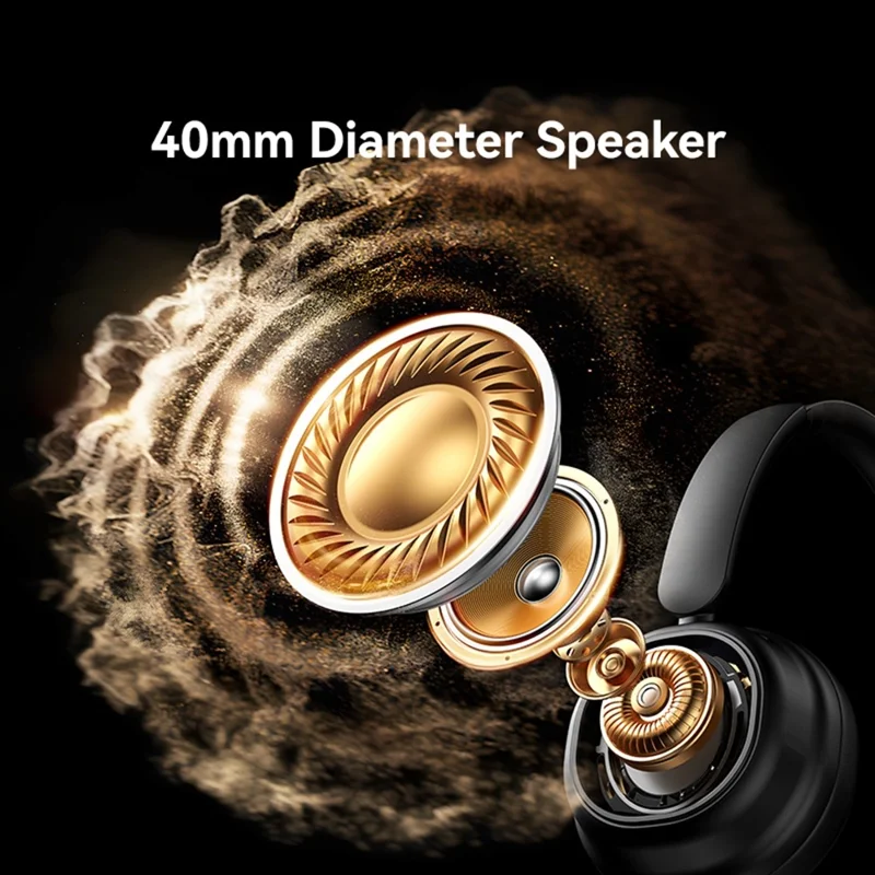 Fones de Ouvido Bluetooth USAMS Free SR01 com Cancelamento de Ruído ANC Over Ear para Música