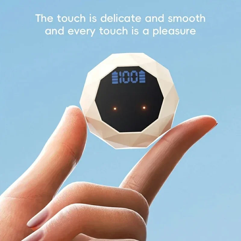 MY001 Sleep TWS Bluetooth-Compatible Earbuds In-Ear Music Earphones with Digital Display Charging Case - Nude