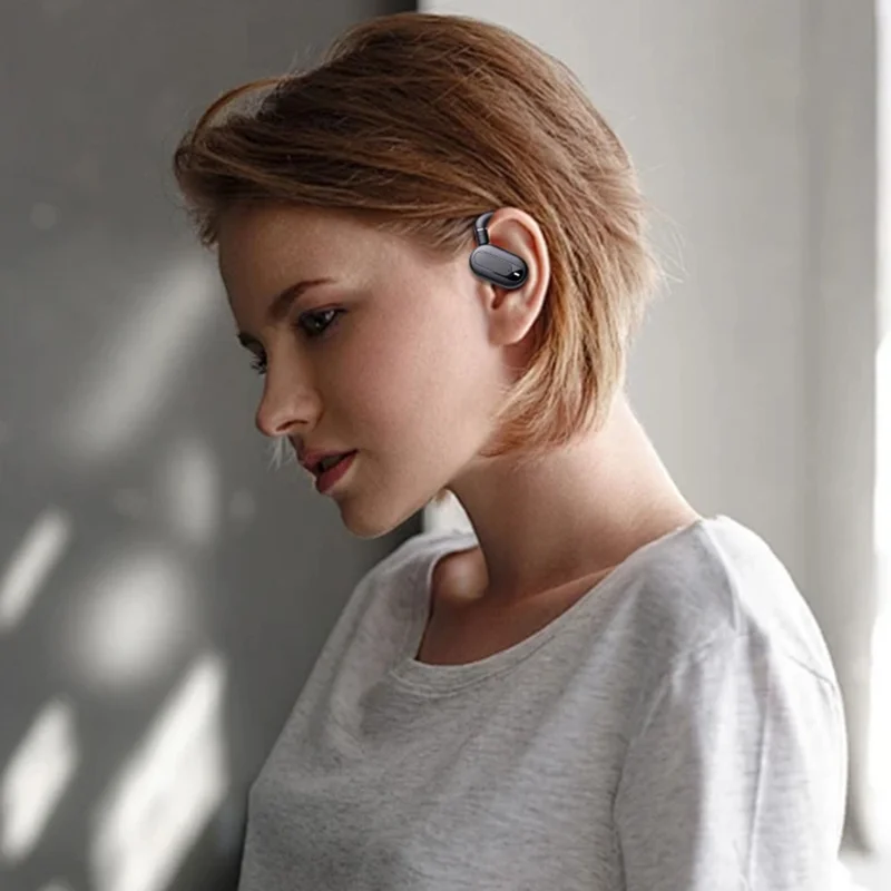 BT 5.4 AI Smart Translator Earbuds Open Ear Design Multi-Angle Adjustable Language Translation - Purple