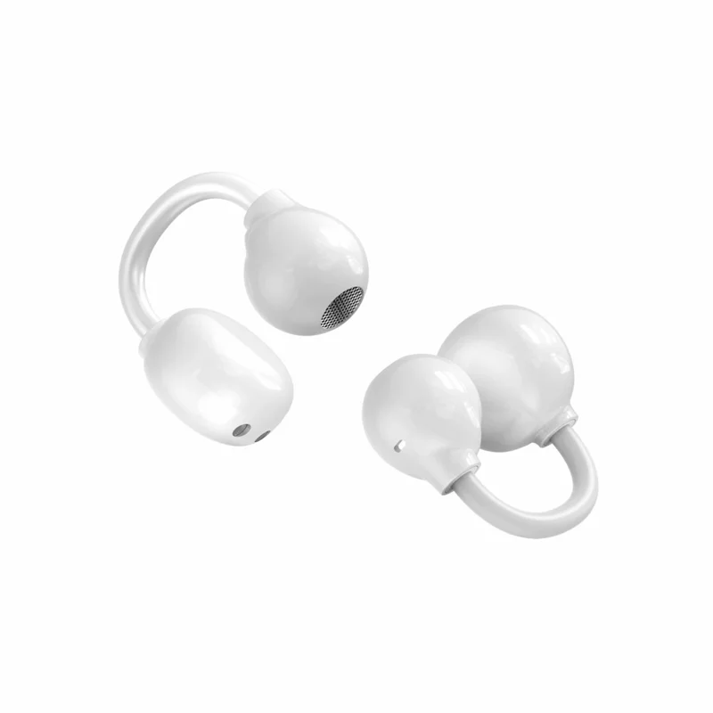 WIWU Ai301 AI Multilingual Translation Bluetooth-compatible Earphones IPX4 Waterproof Clip-on Headphones - White