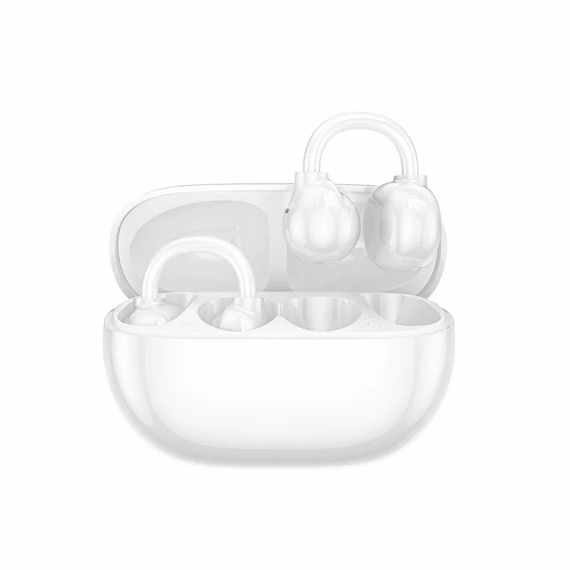 WIWU Ai301 AI Multilingual Translation Bluetooth-compatible Earphones IPX4 Waterproof Clip-on Headphones - White