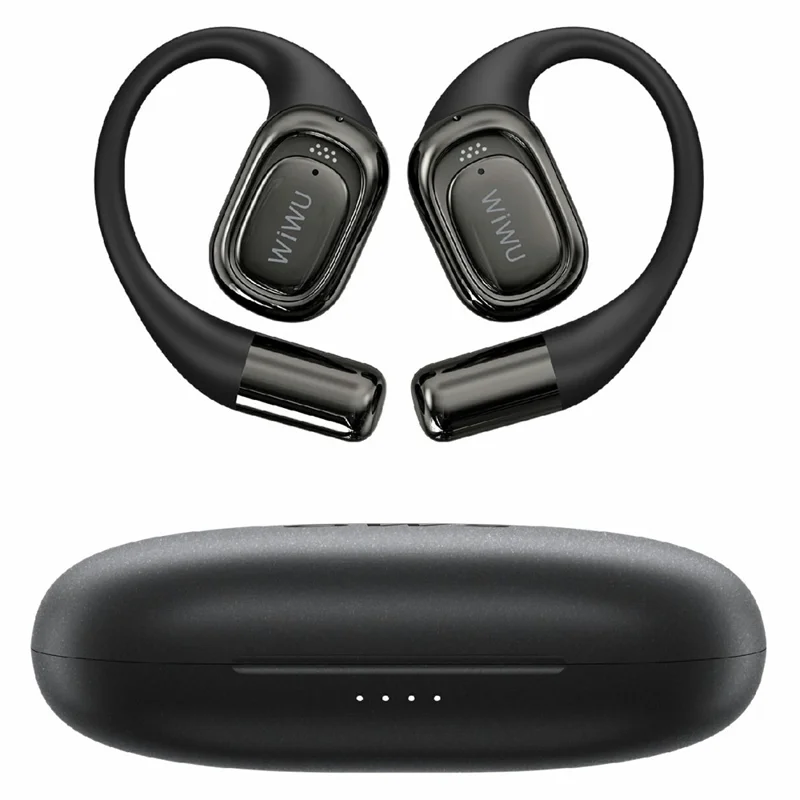 WIWU O500 Open Ear TWS Wireless Earphones IPX7 Waterproof Bone Conduction Sports Headphones - Black