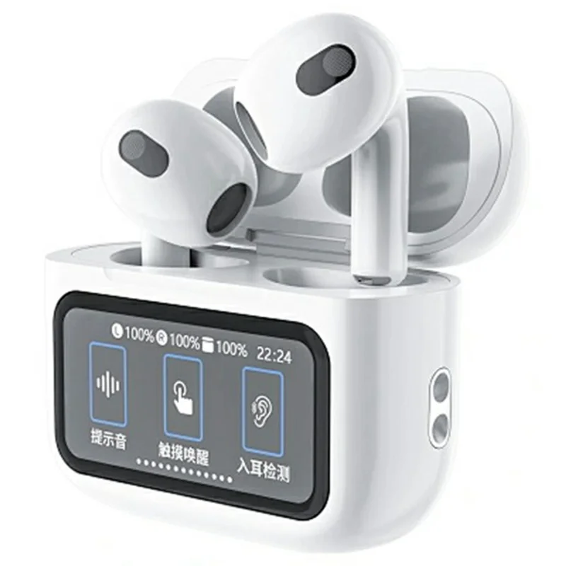 Auriculares Bluetooth WIWU T23 con Doble Canal, Detección Intrauricular y Control Táctil para Música