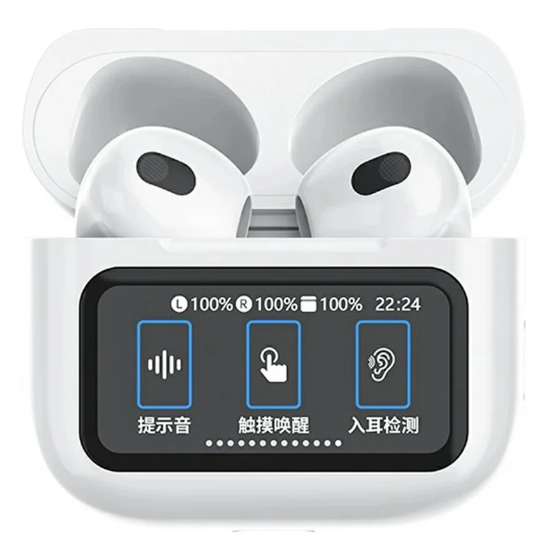 Auriculares Bluetooth WIWU T23 con Doble Canal, Detección Intrauricular y Control Táctil para Música