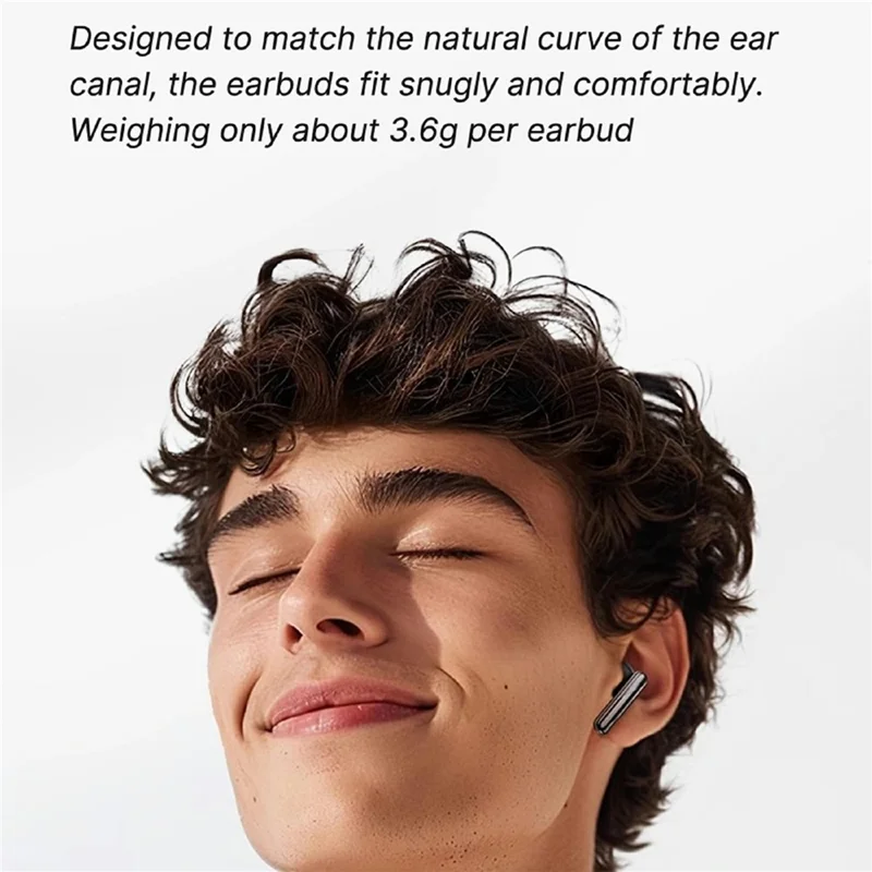 WIWU T31 ENC Wireless Bluetooth-Compatible Earphones 4 Mic Noise Cancellation Waterproof Music Headsets - Black