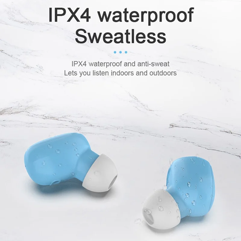 A6S PRO TWS Wireless Earbuds HiFi Sound Noise Reduction Bluetooth-Compatible Earphones - Black