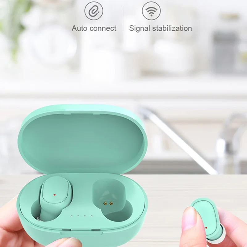A6S PRO TWS Wireless Earbuds HiFi Sound Noise Reduction Bluetooth-Compatible Earphones - Black