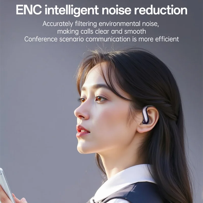 YESIDO YSP28 OWS Cuffie Bluetooth Sportive Professionali con Design Open Ear e Cancellazione del Rumore ENC