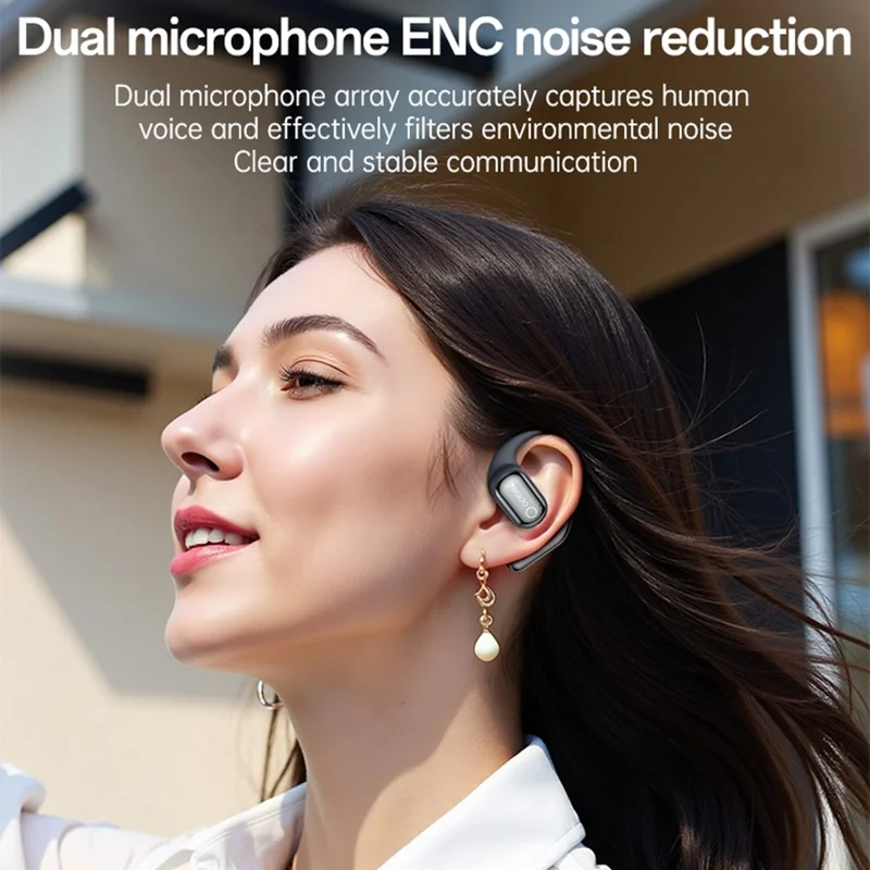 YESIDO YSP26 Wireless Bluetooth-Compatible Earphone Open Ear Design ENC Noise Cancelling Music Headset