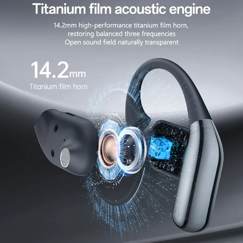 YESIDO YSP26 Wireless Bluetooth-Compatible Earphone Open Ear Design ENC Noise Cancelling Music Headset