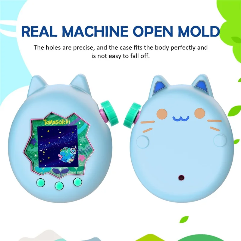 Funda protectora para Tamagotchi Paradise a prueba de golpes, linda y de silicona con diseño de dibujos animados - Rosa