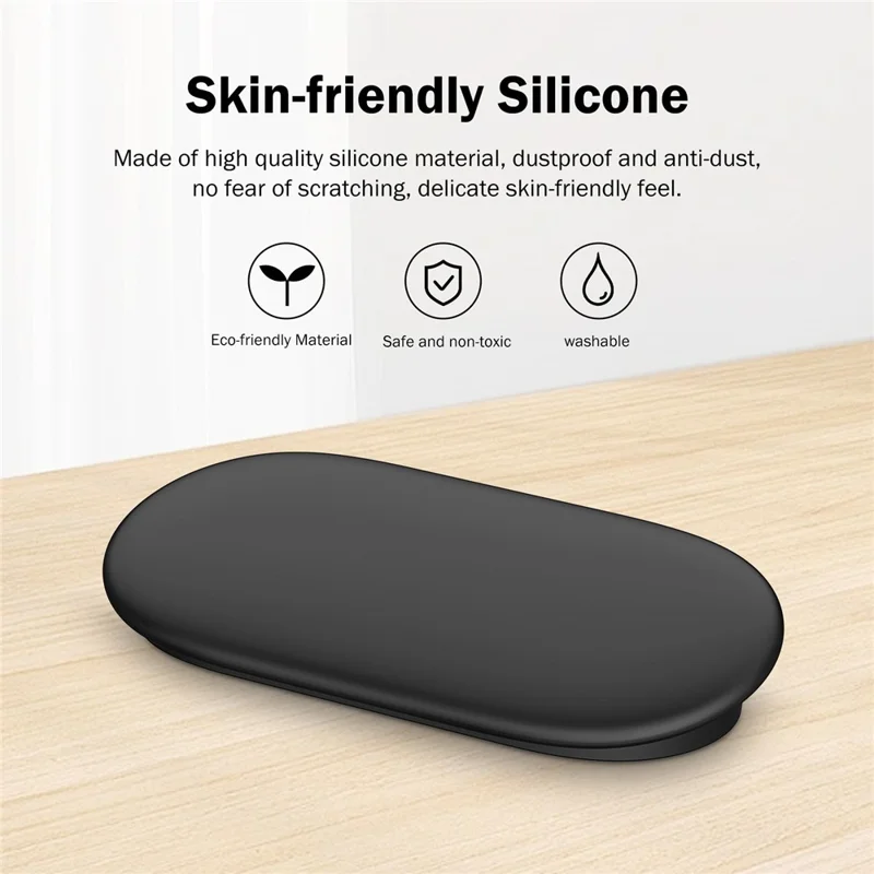 Capa Protetora de Silicone à Prova de Choques Anti-Queda para Streamer Google TV 4K - Preto