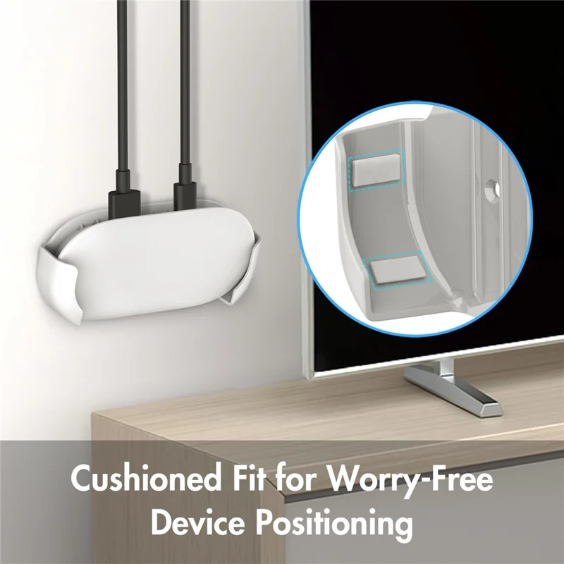 For Google TV Streamer 4K 2024 TV Box Stand Shockproof Anti Slip Heat Dissipation Bracket