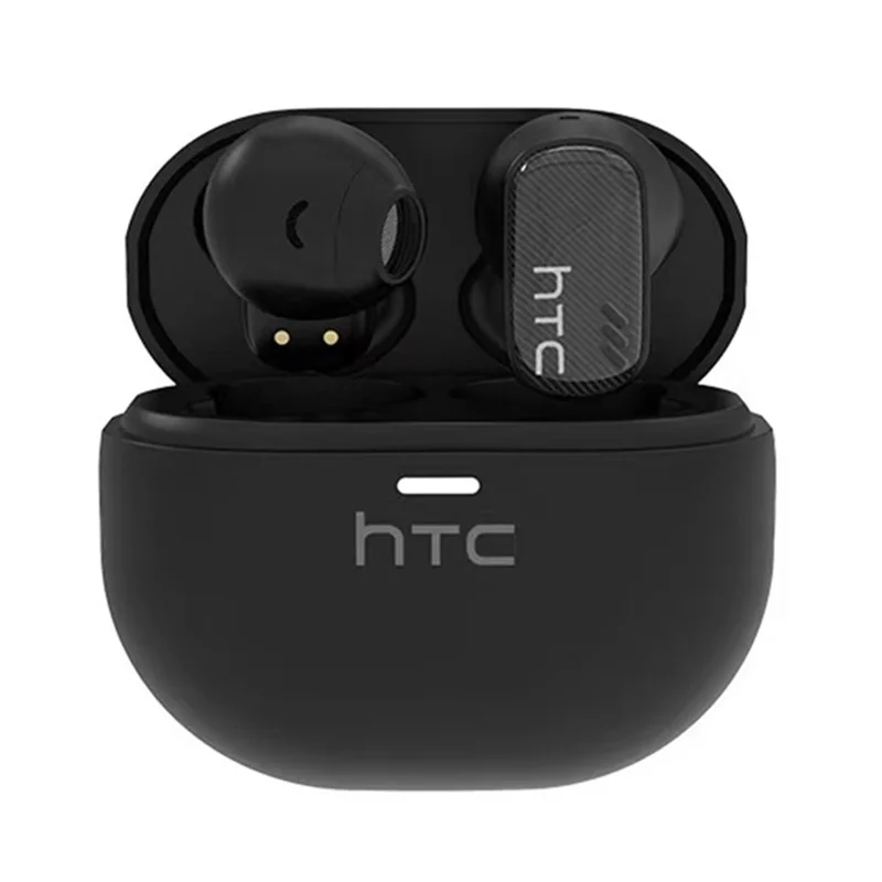 HTC NE16 Wireless Earbuds TWS In-Ear Bluetooth-Compatible 6.0 HiFi Stereo Music Calls Headsets - Black