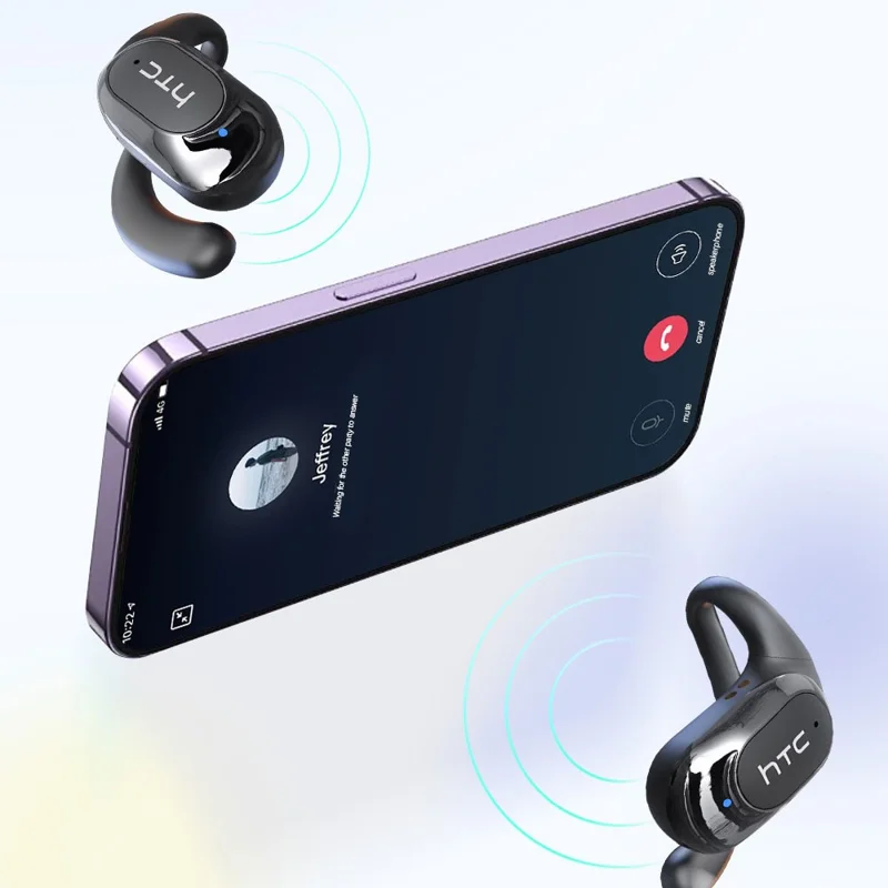 HTC NE17 Wireless Earphones Bluetooth-Compatible 6.0 Stereo Music Gaming OWS Sports Headset