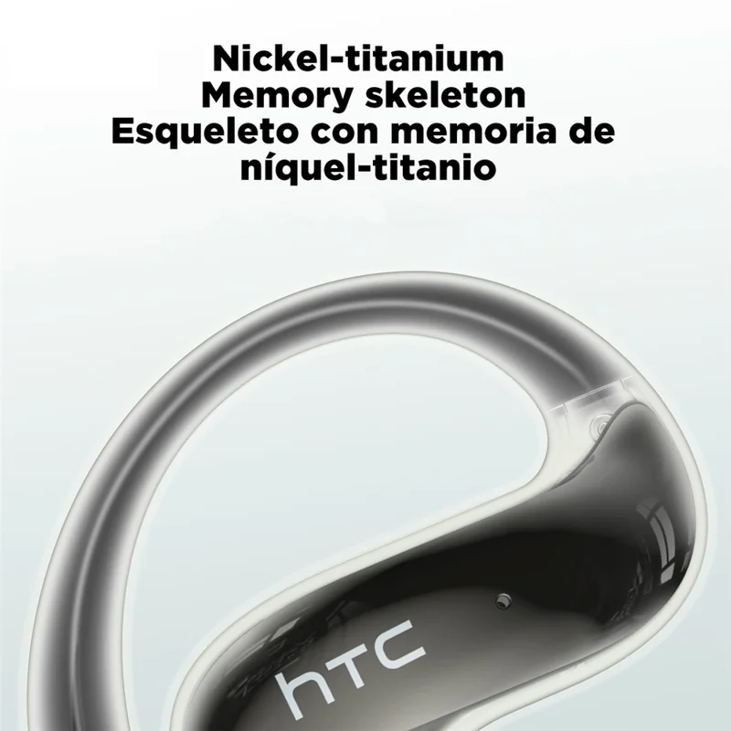 HTC NE19 OWS Wireless Headset High Definition Stereo Bluetooth-Compatible 6.0 Sports Earphones - Black