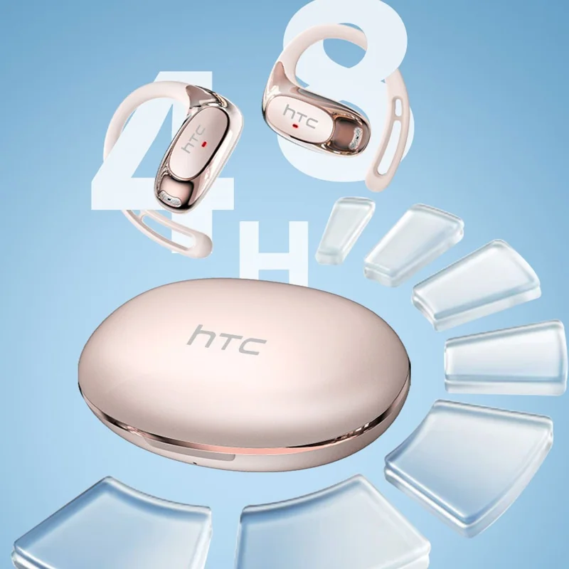 Écouteurs Bluetooth HTC NE35 Ear Hook 6.0 compatibles avec commande tactile Sport Musique Appels Casque