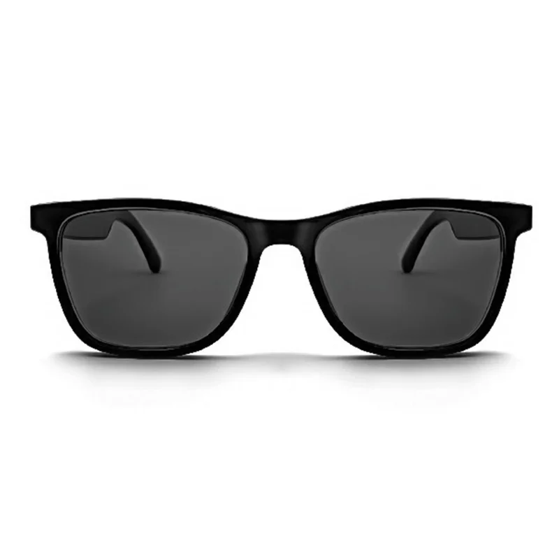 GS05 AI Translation Bluetooth-compatible Glasses Smart Eyewear with Magnetic Detachable Polarized Lens - Anti Blue Light+Polarized Black