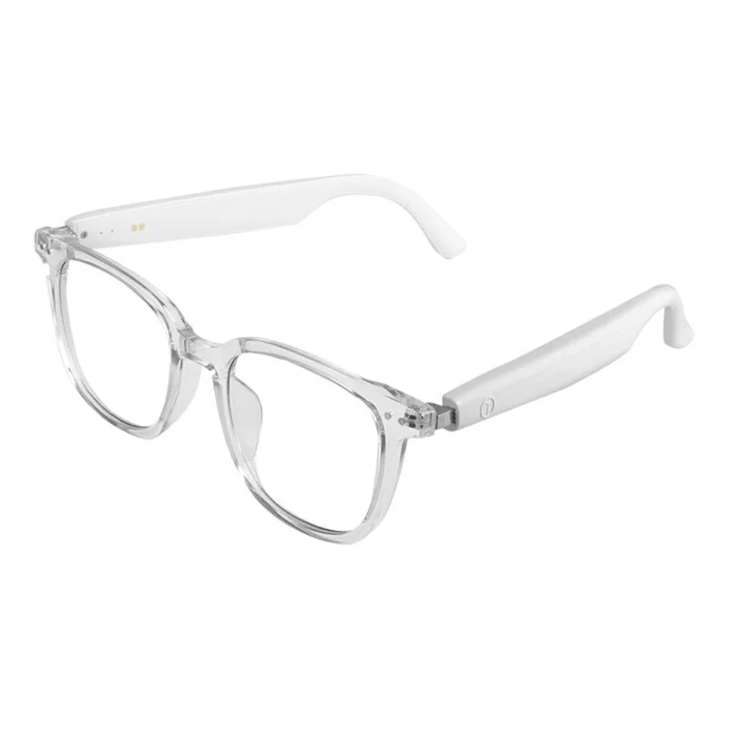 GS07 UV400 Photochromic Lens Bluetooth-compatible Music Call Glasses AI Translation Smart Eyewear - White Frame