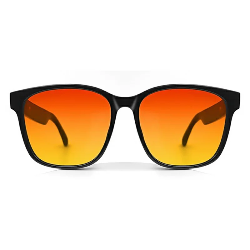 GS08 UV400 Polarized Lens Glasses Bluetooth-compatible Earphone AI Translation Smart Eyewear - Polarized Orange