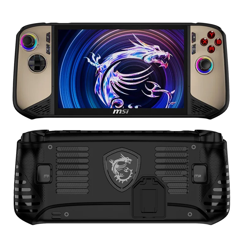 For MSI Claw 8 AI+ TPU Case with Kickstand Gaming Console Protective Cover