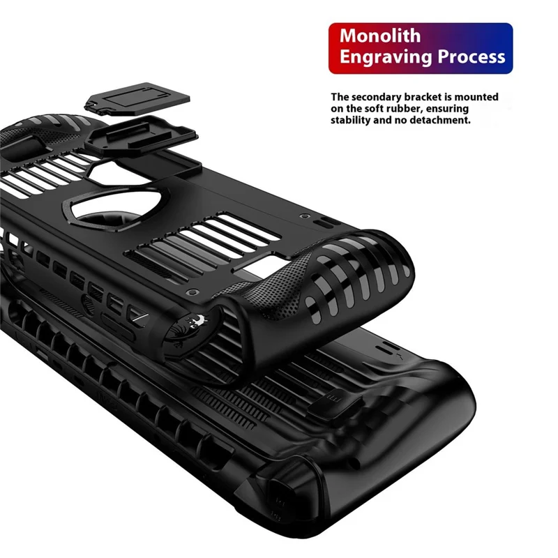 For MSI Claw 8 AI+ TPU Case with Kickstand Gaming Console Protective Cover
