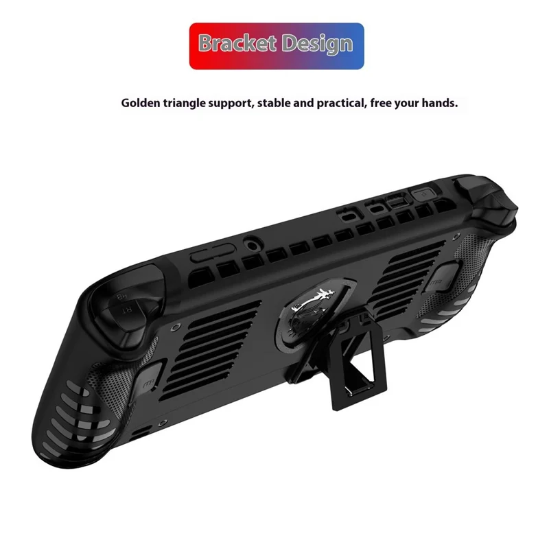 For MSI Claw 8 AI+ TPU Case with Kickstand Gaming Console Protective Cover