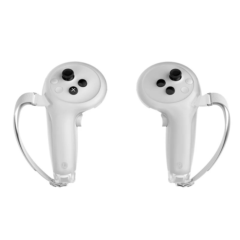 AMVR 4SHS1 For PICO 4 Ultra Controller Anti Slip Protective Cover with Knuckle Strap VR Gaming Grip Handle Protector