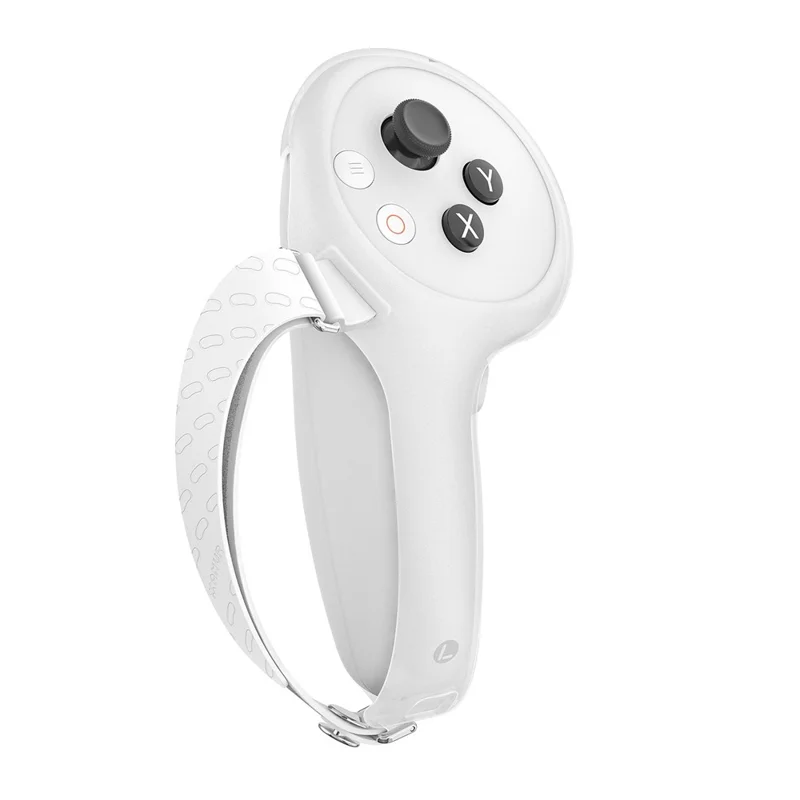 AMVR 4SHS1 For PICO 4 Ultra Controller Anti Slip Protective Cover with Knuckle Strap VR Gaming Grip Handle Protector