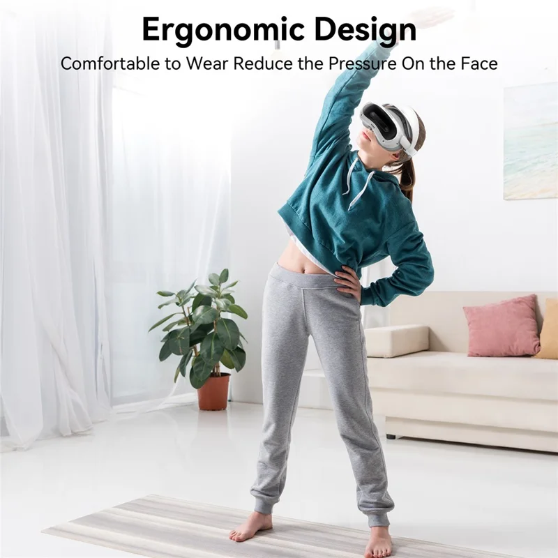 AMVR 4SHW1 voor PICO 4 Ultra VR-headset, set met gevoerd voorhoofdsteun en achterhoofdsteun