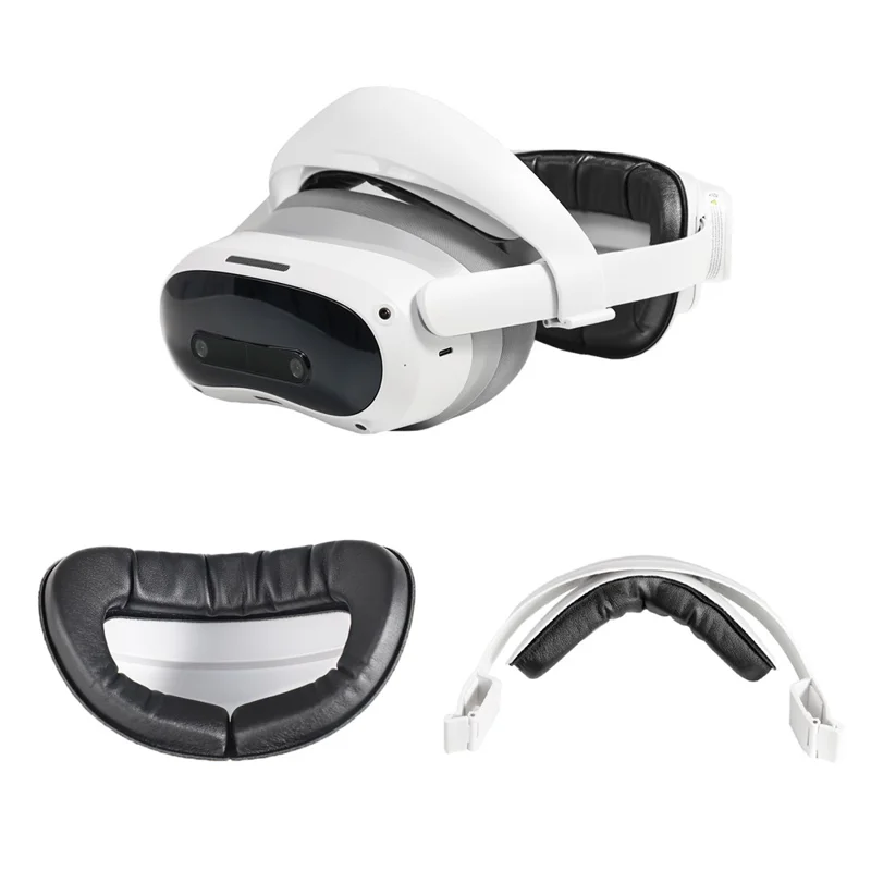 AMVR 4SHW1 voor PICO 4 Ultra VR-headset, set met gevoerd voorhoofdsteun en achterhoofdsteun
