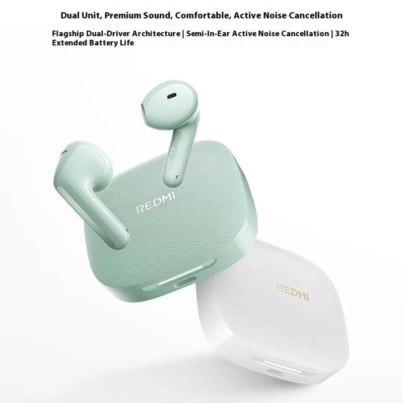 XIAOMI Redmi Buds 7S Bluetooth-compatible Earbuds Semi In Ear Active Noise Cancelling Earphones - Cyan