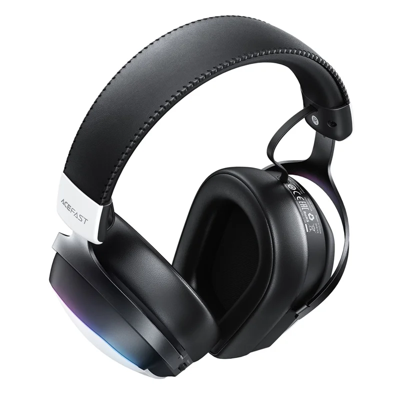 ACEFAST H11 Low Latency Gaming Headset Bluetooth-compatible Wireless Over Ear Headphones with Detachable Mic