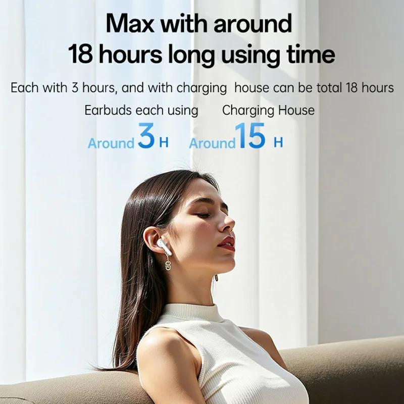 YESIDO TWS35 Semi In Ear Bluetooth-compatible Earbuds TWS Stereo Wireless Headphones